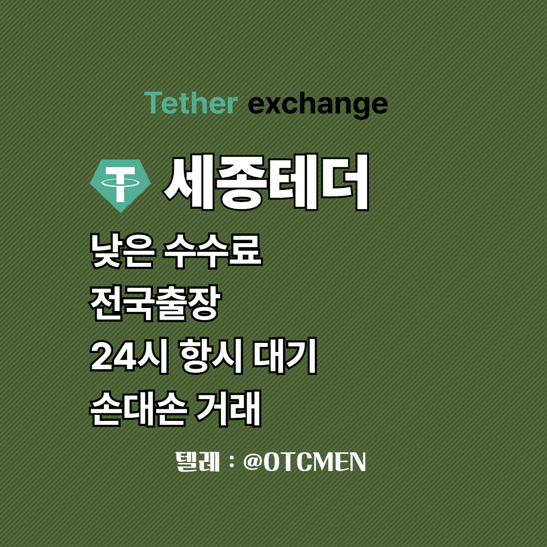 세종 테더 환전